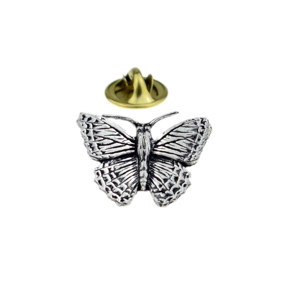 Butterfly Pewter Lapel Pin Badge