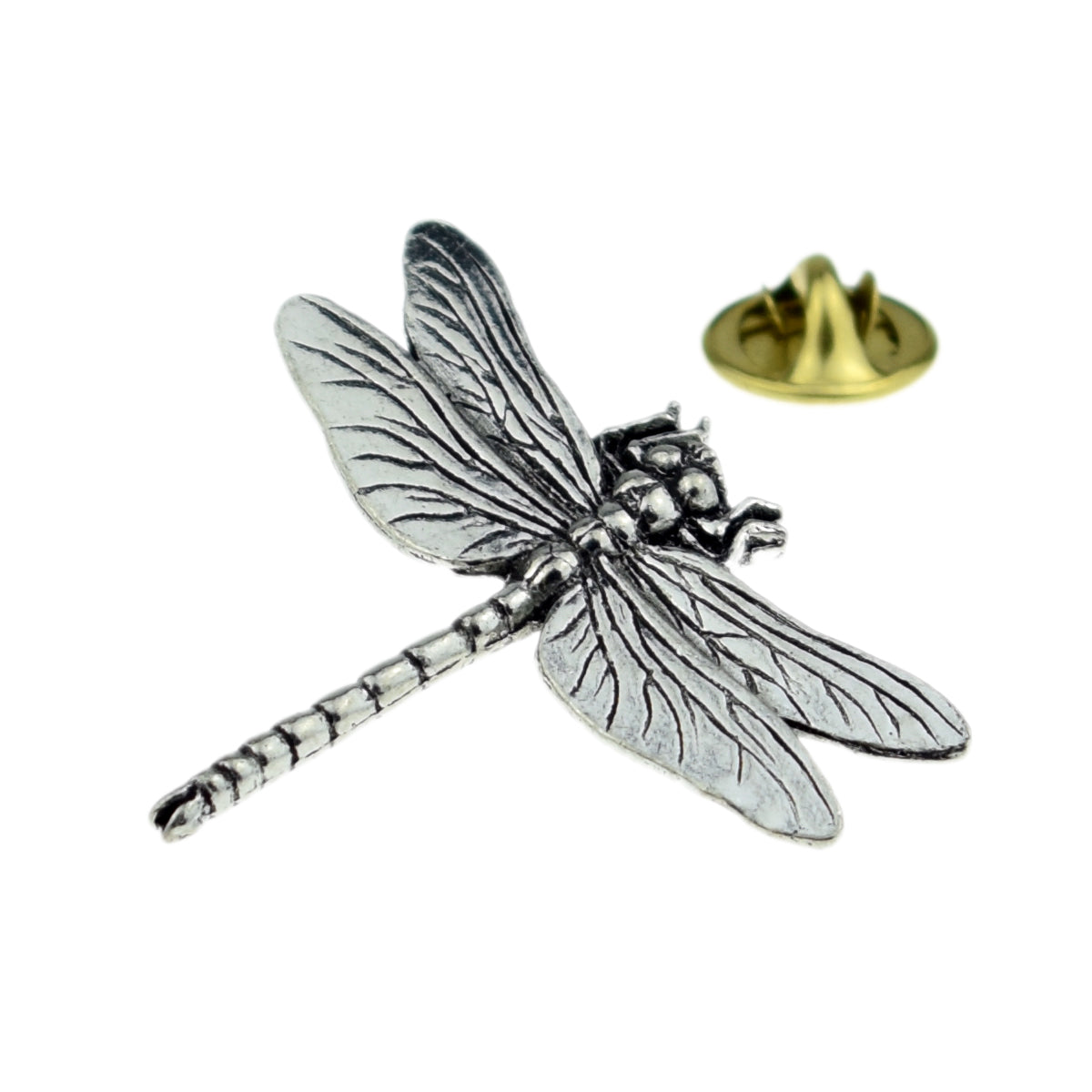 Dragonfly English Pewter Lapel Pin Badge