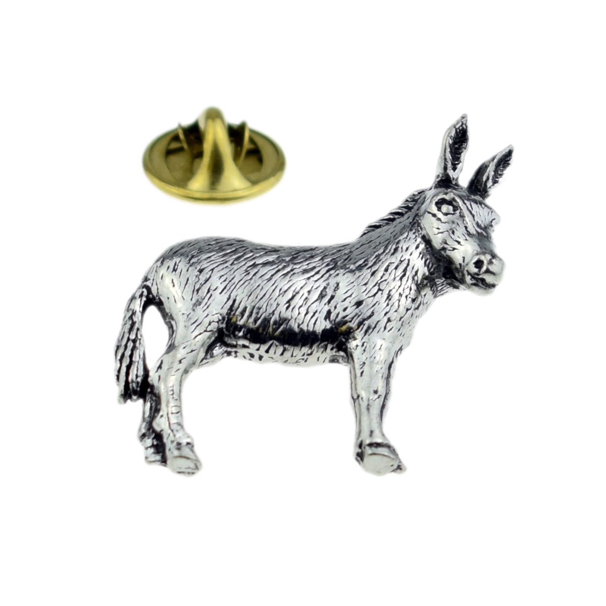 Donkey Pewter Lapel Pin Badge