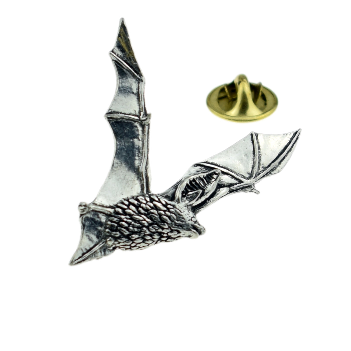 Long Eared BAT Pewter Lapel Pin Badge