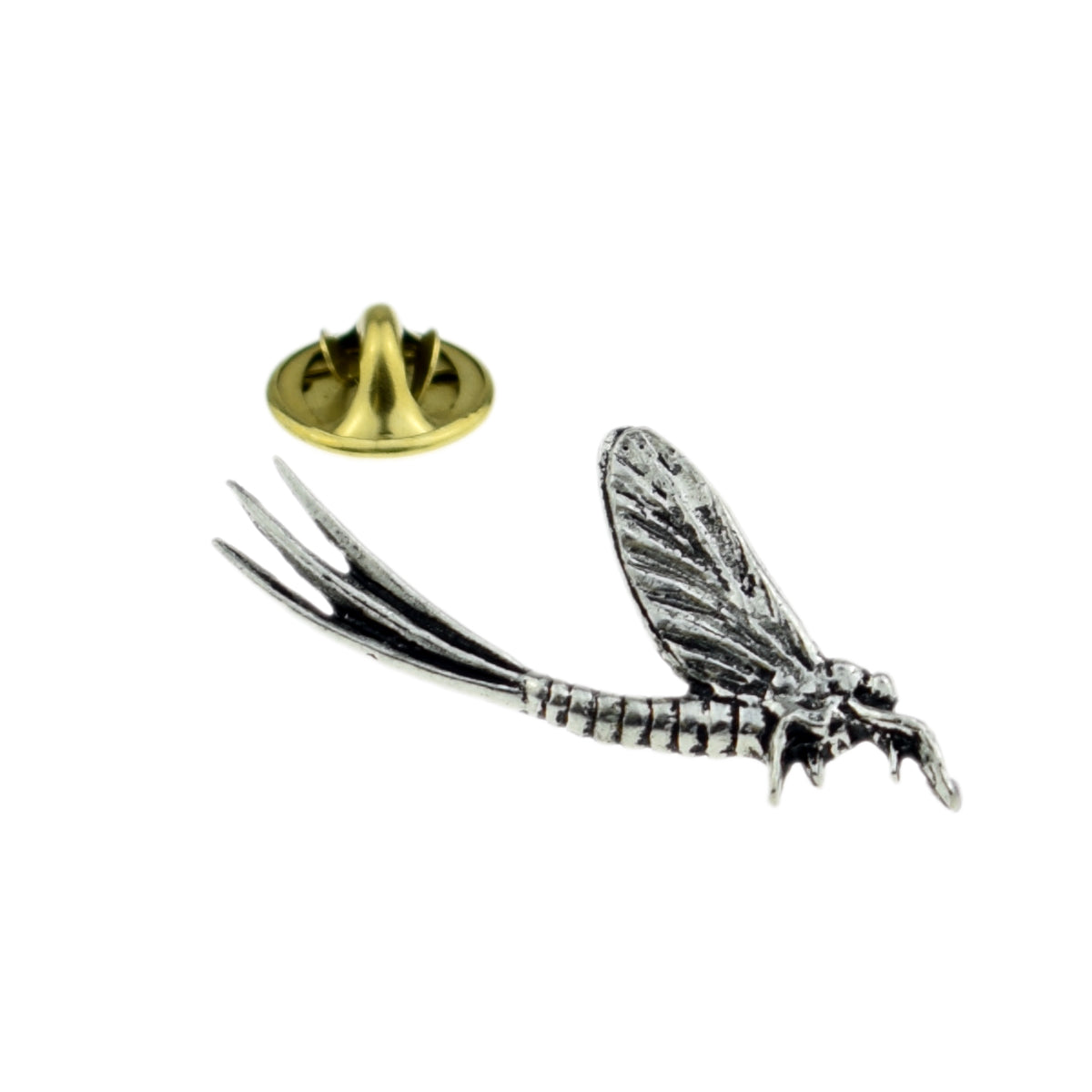 Mayfly English Pewter Lapel Pin Badge