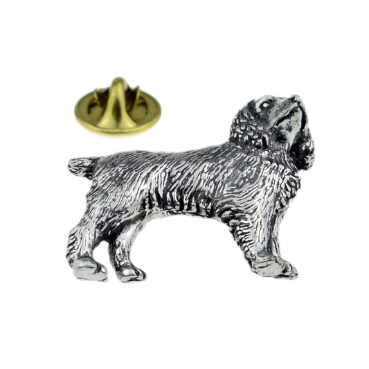 Field Spaniel, Dog Pewter Lapel Pin Badge