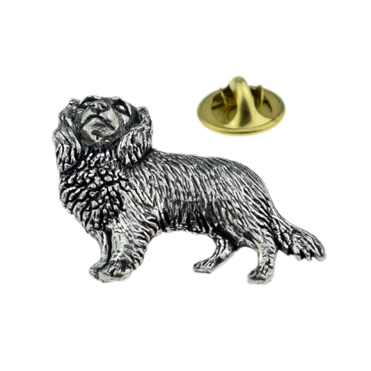 Cavalier King Charles Dog Pewter Lapel Pin Badge