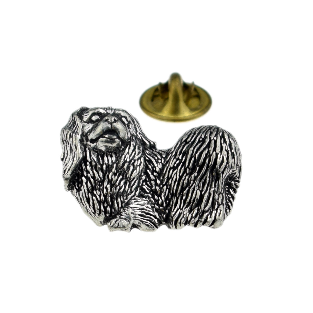 Pekingese, Dog English Pewter Lapel Pin Badge