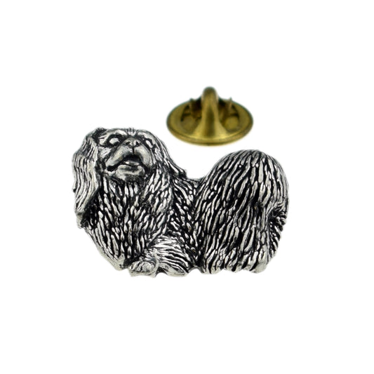 Pekingese, Dog English Pewter Lapel Pin Badge