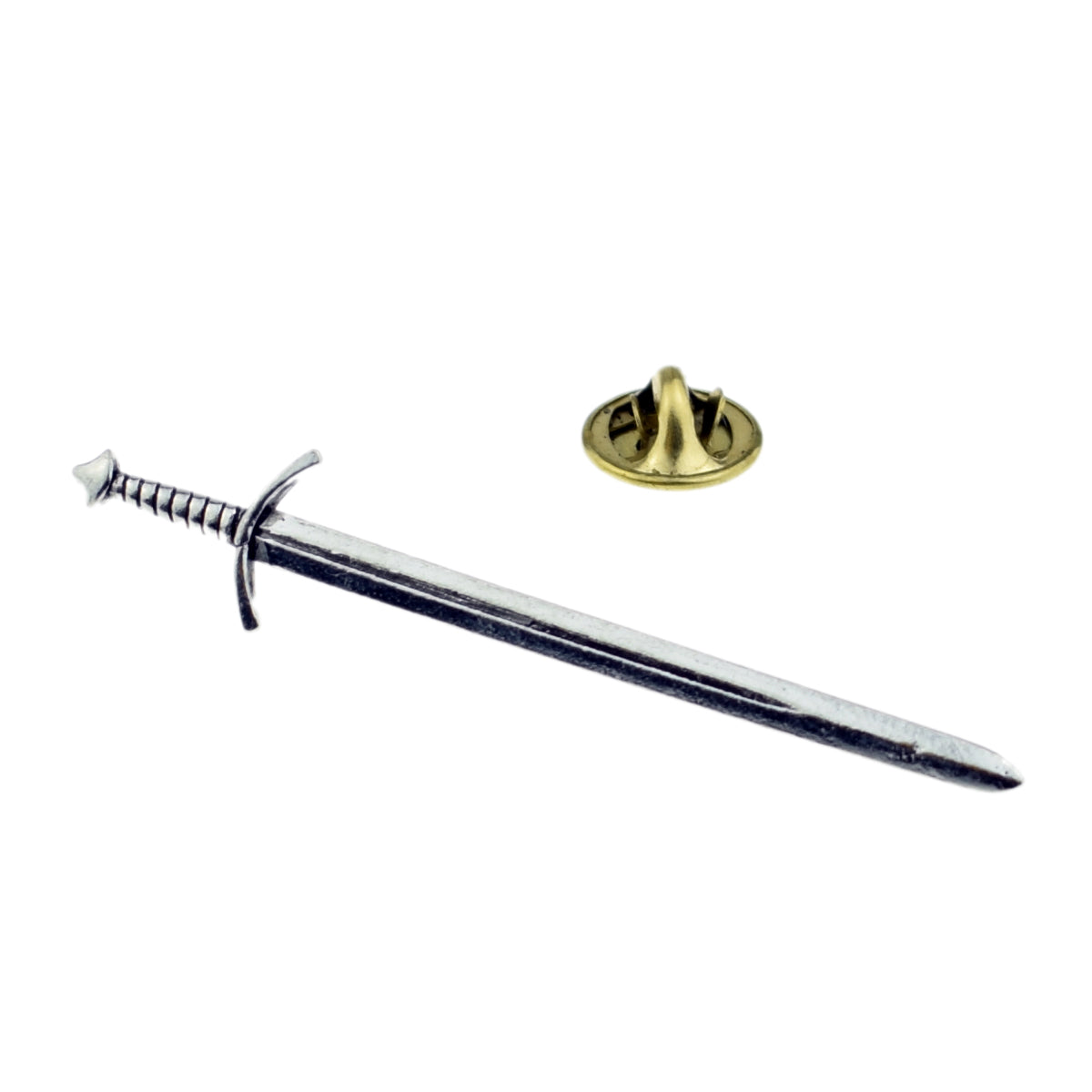 Broadsword Pewter Lapel Pin Badge