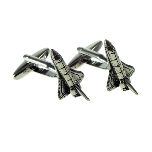English Made Space Shuttle Pewter Cufflinks | Ashton and Finch
