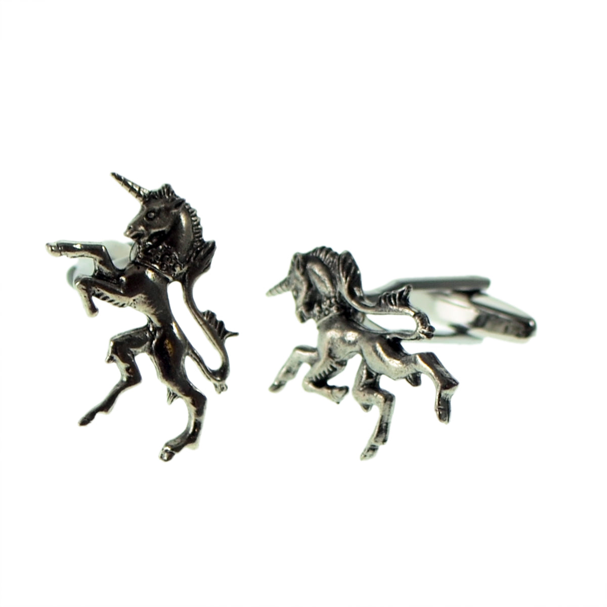 English Made Unicorn Pewter Cufflinks | Ashton and Finch