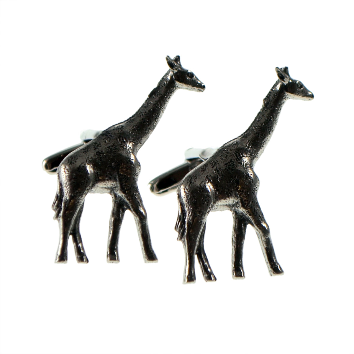 English Made Giraffe Pewter Cufflinks | Ashton and Finch