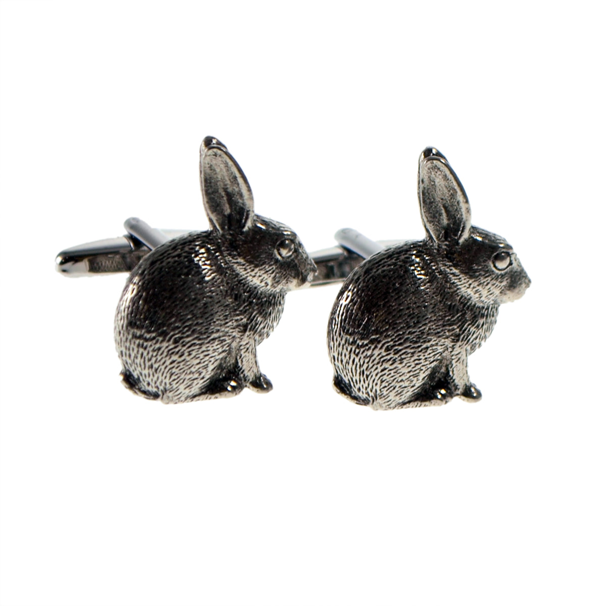 English Made Rabbit Pewter Cufflinks | Ashton and Finch
