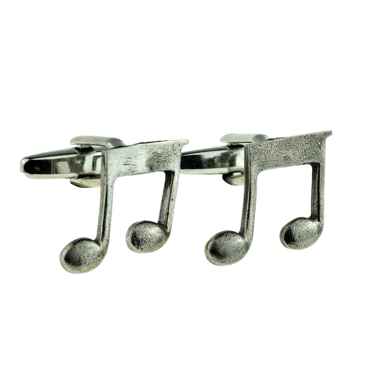 English Made Pewter Cufflinks Music Quaver Notes | Ashton and Finch