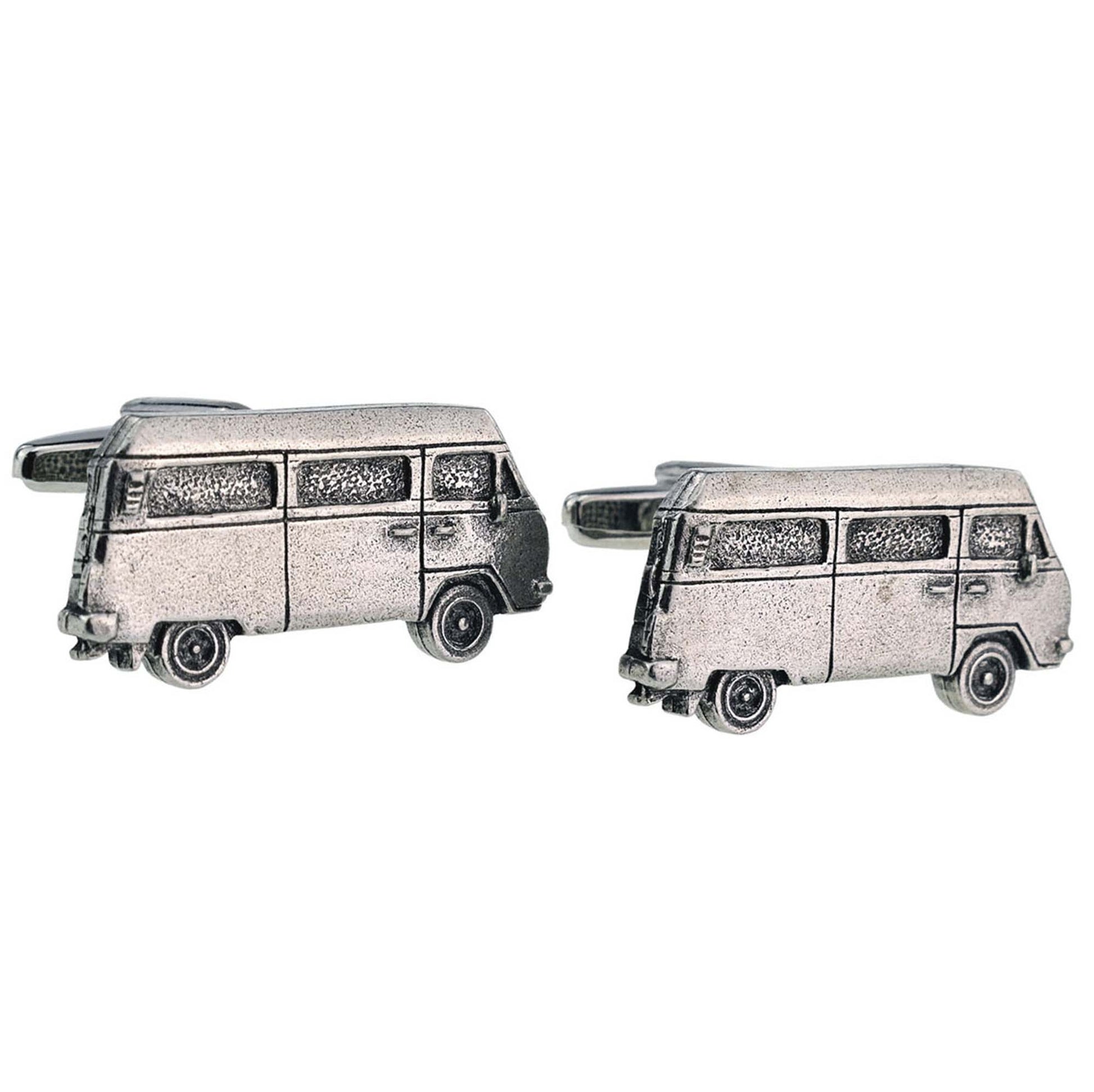 Camper Van Pewter Cufflinks | Ashton and Finch