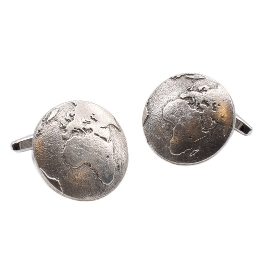 Earth Pewter Cufflinks | Ashton and Finch