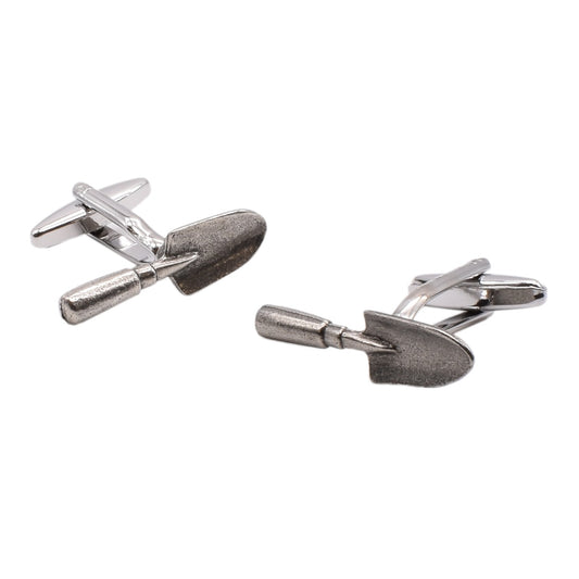 Garden Life Hand Trowel Pewter Cufflinks | Ashton and Finch