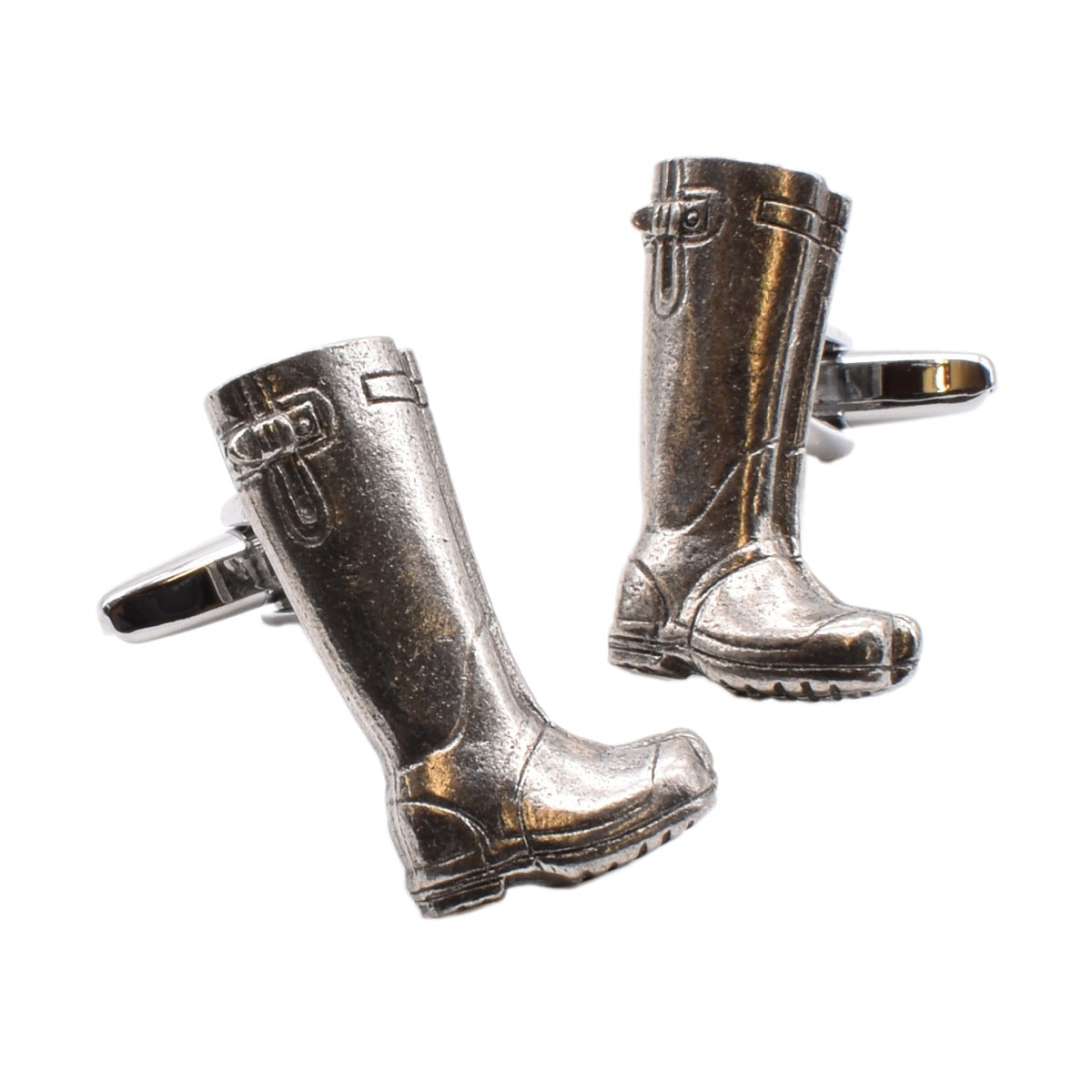 Wellington Boot Pewter Cufflinks | Ashton and Finch