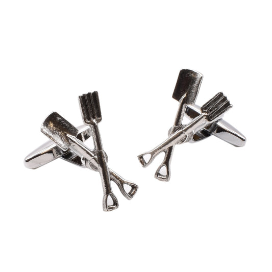 Garden Pitch Fork Pewter Cufflinks | Ashton and Finch