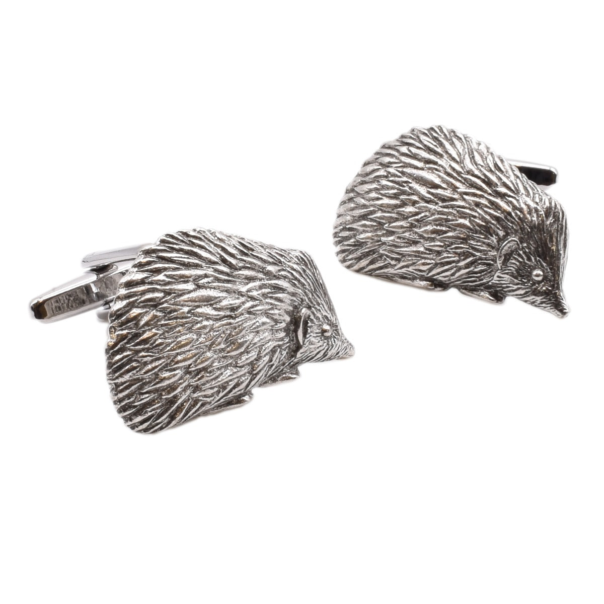 Garden Life Hedgehog Pewter Cufflinks | Ashton and Finch