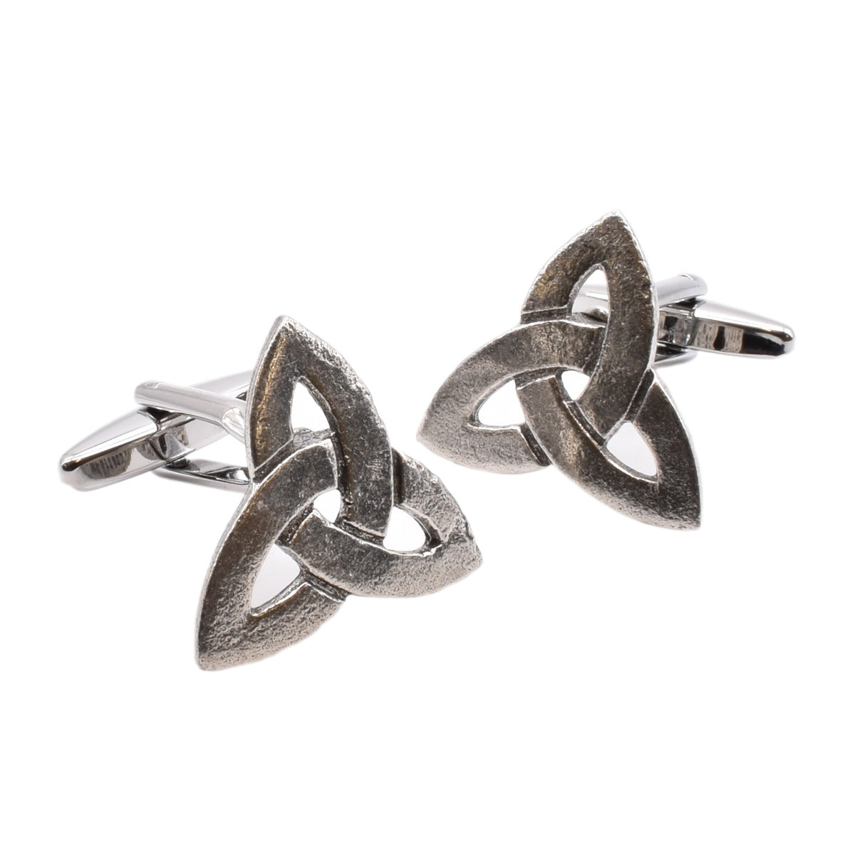 Celtic Triquetra Knot Pewter Cufflinks | Ashton and Finch