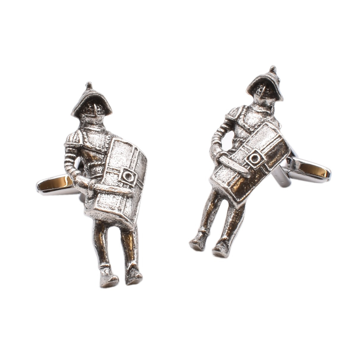 Roman Gladiator Pewter Cufflinks | Ashton and Finch