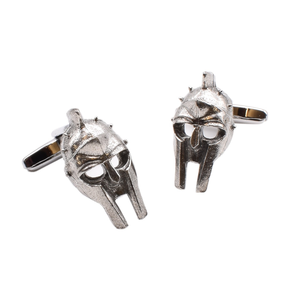 Roman Spanish Helmet Pewter Cufflinks | Ashton and Finch