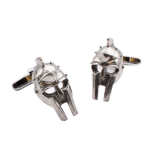 Roman Spanish Helmet Pewter Cufflinks | Ashton and Finch