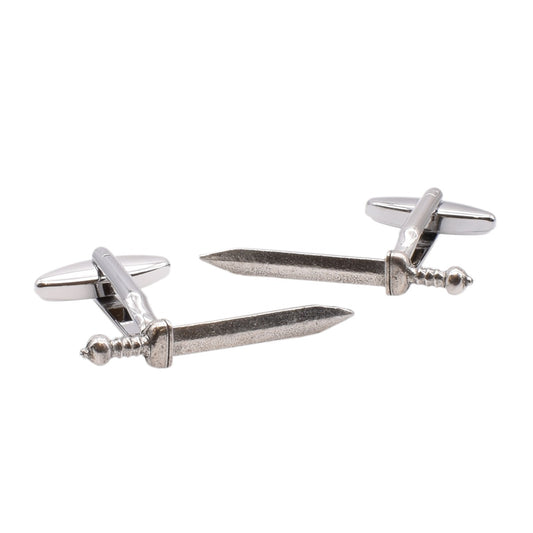 Gladiator Sword Pewter Cufflinks | Ashton and Finch