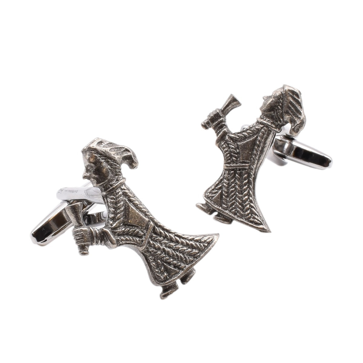 Valkyrie Pewter Cufflinks | Ashton and Finch