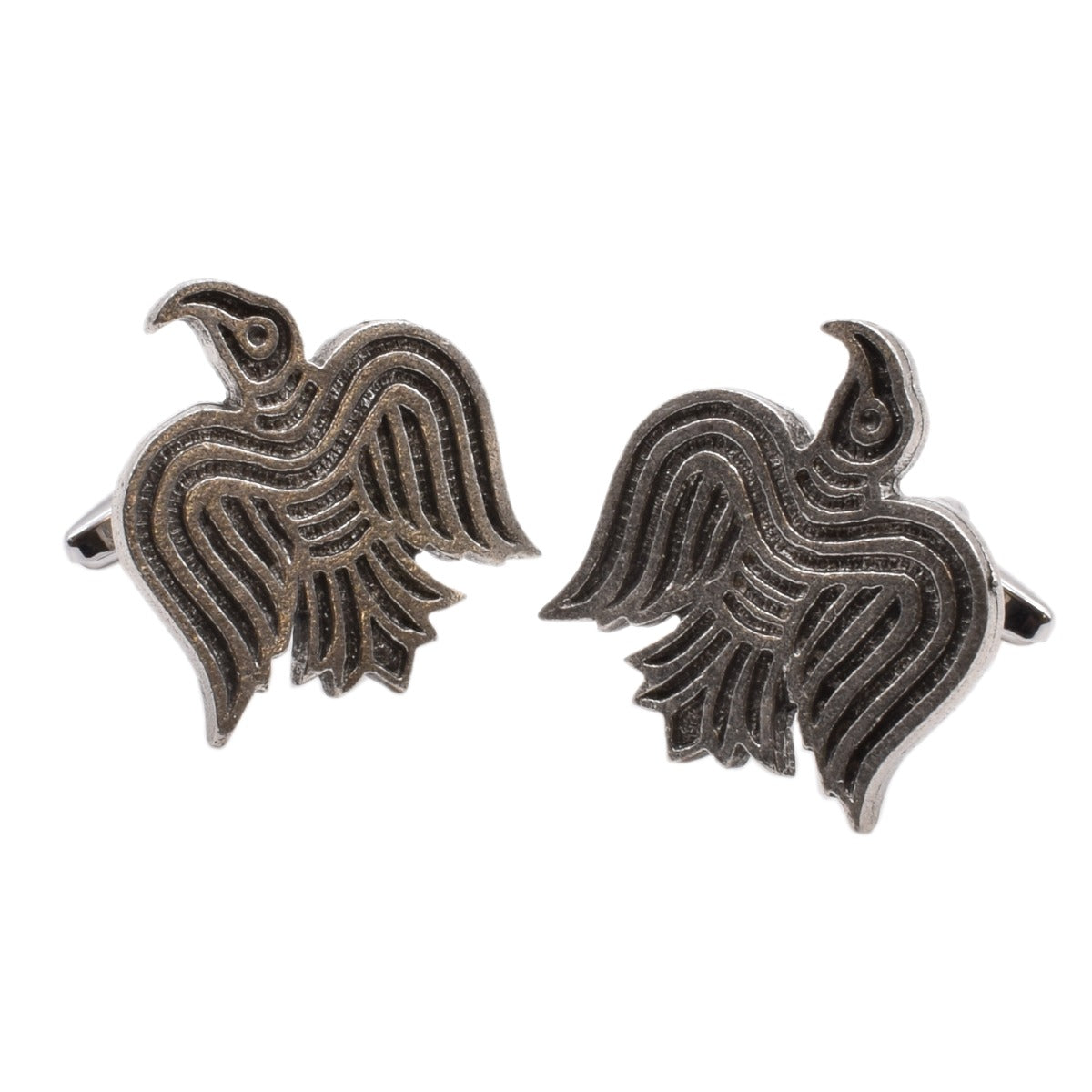 Odin's Raven Pewter Cufflinks | Ashton and Finch