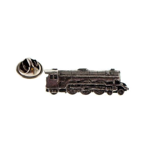 Steam Train Pewter Lapel Pin Badge