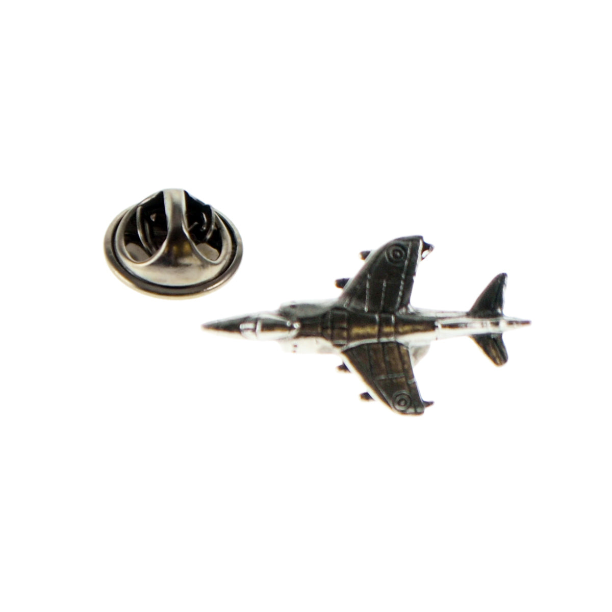 Harrier Jump Jet Aeroplane Pewter Lapel Pin Badge
