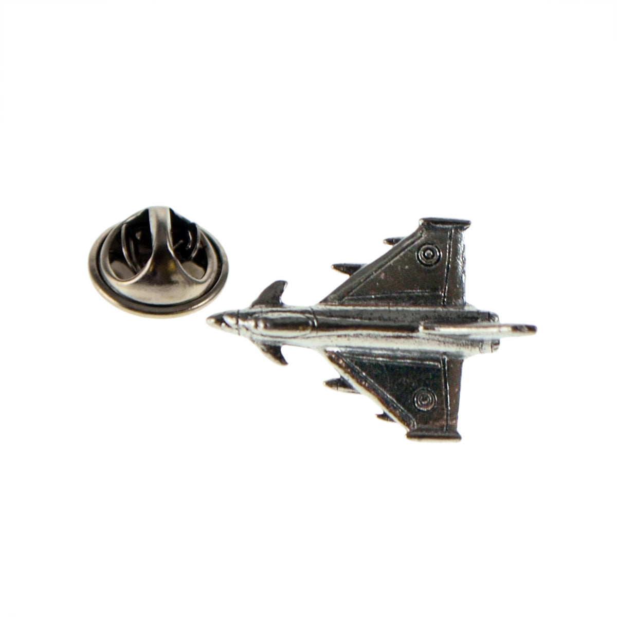 Eurofighter Typhoon Aeroplane Pewter Lapel Pin Badge