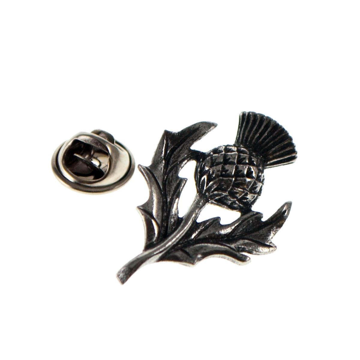 Scottish Thistle Pewter Lapel Pin Badge