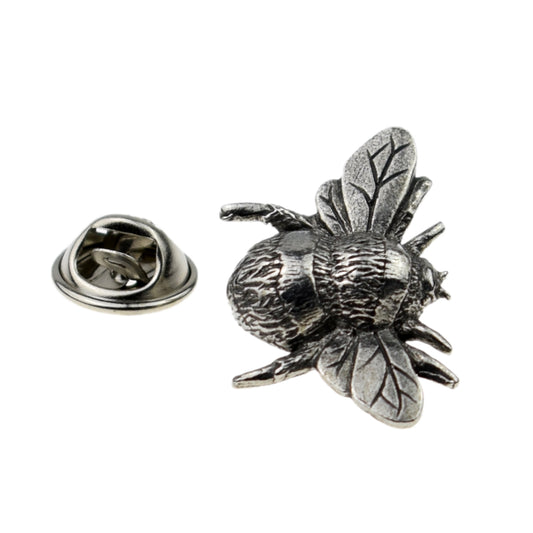 Bumble Bee English Pewter Lapel Pin Badge