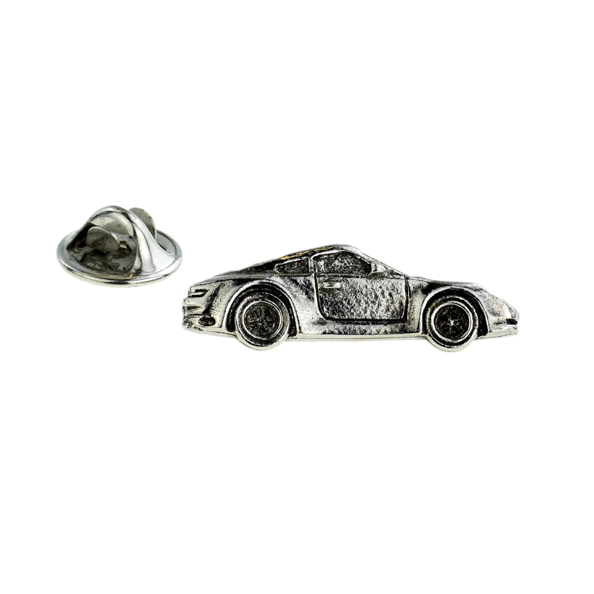Sports Car Design Pewter Lapel Pin Badge