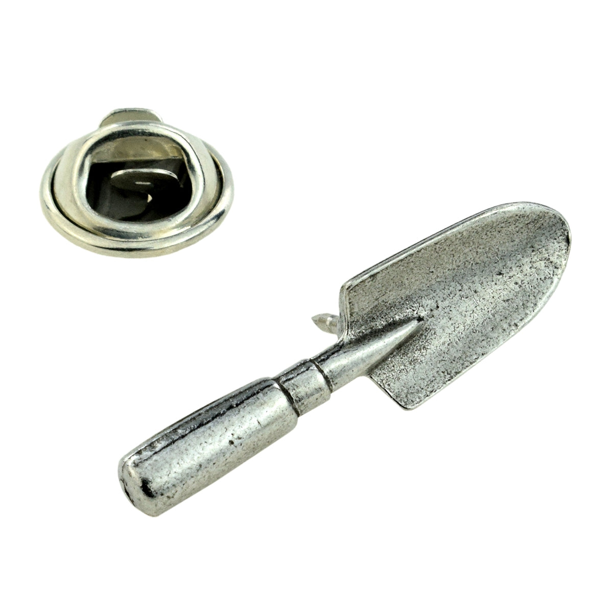Garden Trowel Pewter Lapel Pin Badge