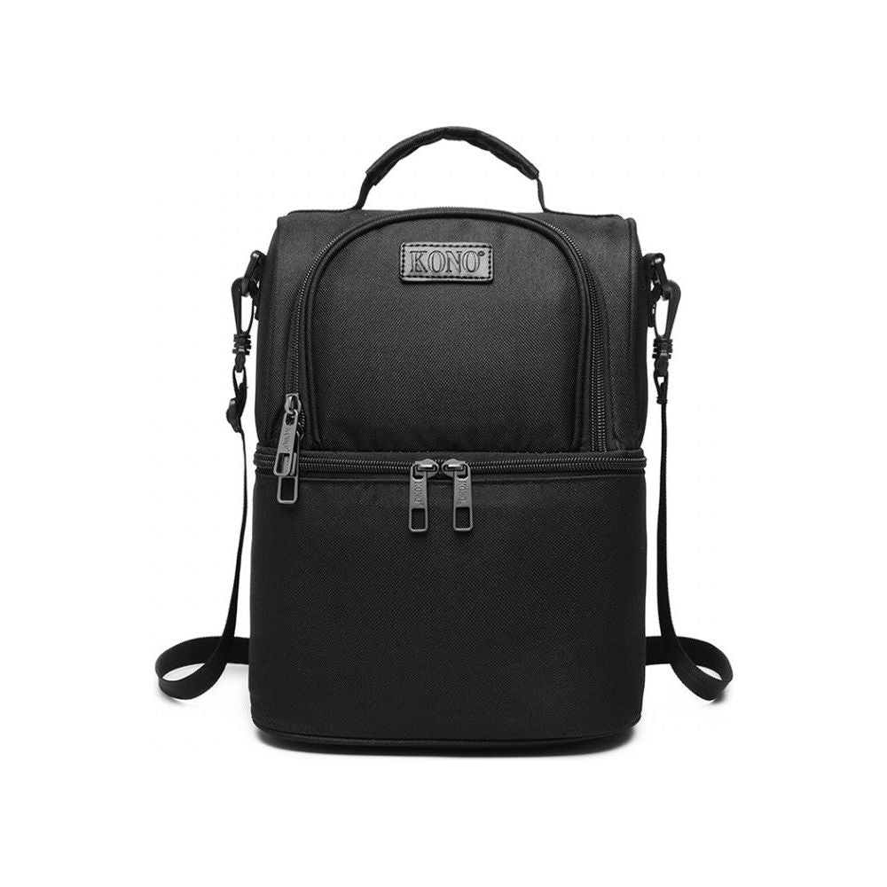 Insulated Cool Bag Family Lunch Box - Black - Ashton and Finch