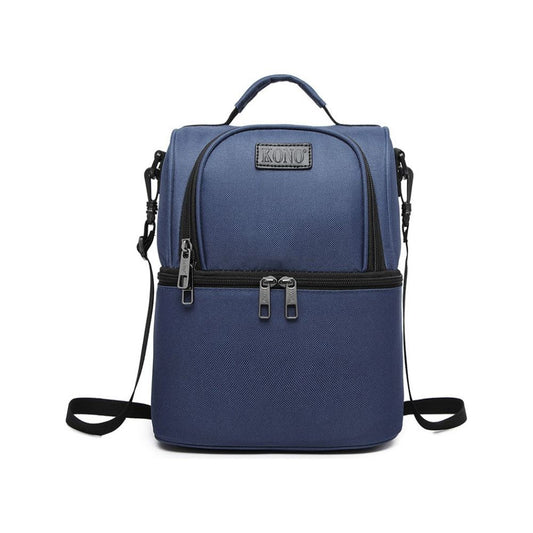 Insulated Cool Bag Family Lunch Box - Navy - Ashton and Finch
