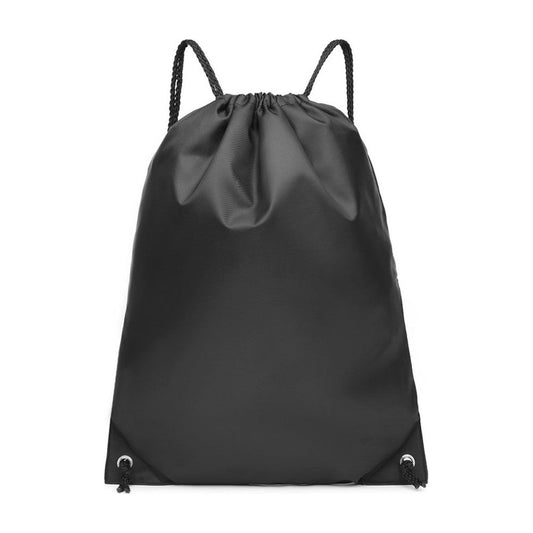 Polyester Drawstring Backpack - Black - Ashton and Finch