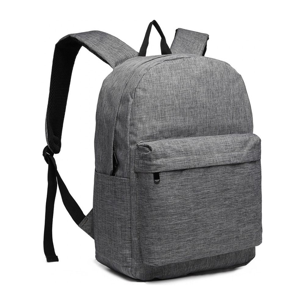 Large Functional Basic Backpack - Grey - Ashton and Finch