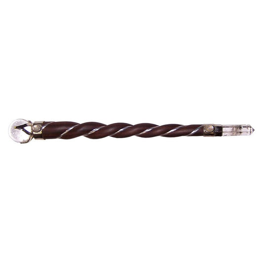 Twisted Wood and Rock Quartz Wand - Ashton and Finch