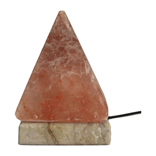 Quality USB Pyramid Salt Lamp - 9 cm (single) - Ashton and Finch