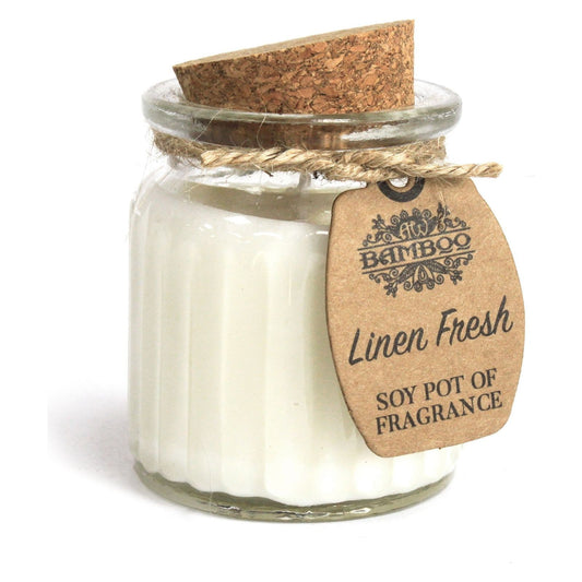 Linen Fresh Soy Pot of Fragrance Candles x 2 - Ashton and Finch