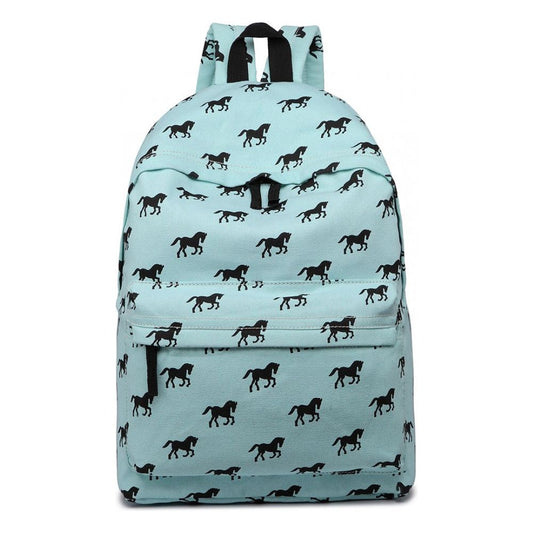Large Backpack Horse Blue - Ashton and Finch