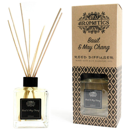 Basil & Maychang Essential Oil Reed Diffuser 200ml - Ashton and Finch