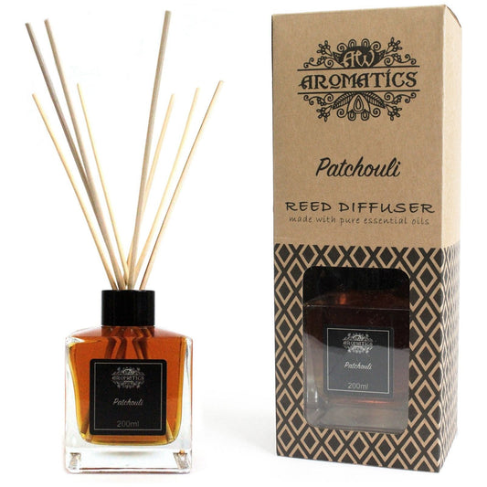 200ml Patchouli Essential Oil Reed Diffuser - Ashton and Finch