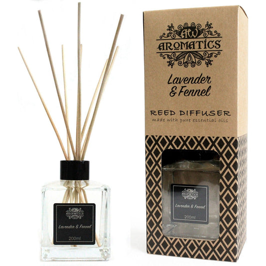 Lavender & Fennel Essential Oil Reed Diffuser 200ml - Ashton and Finch