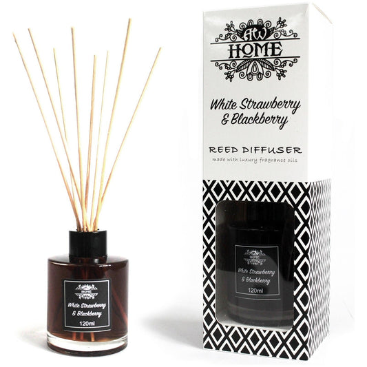 White Strawberry & Blackberry Reed Diffuser 120ml - Ashton and Finch
