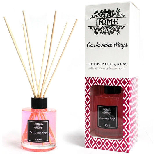 On Jasmine Wings Reed Diffuser 120ml - Ashton and Finch