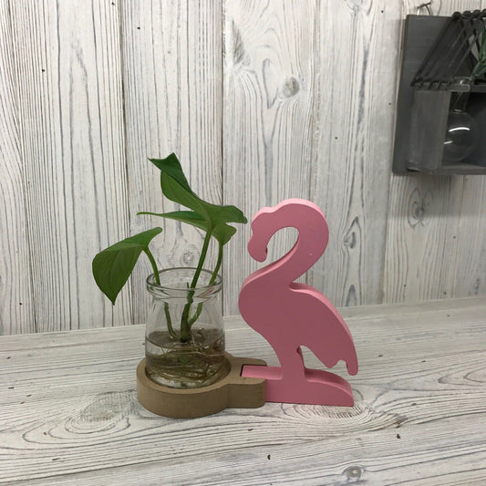 Pink Flamingo Pot Hydroponic Home Decor - Ashton and Finch