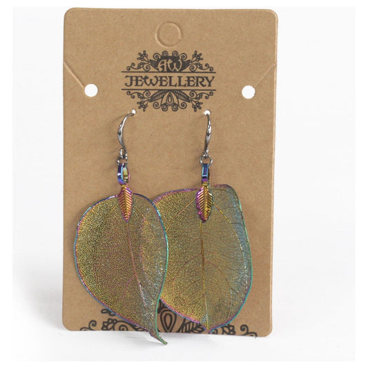 Earrings - Bravery Leaf - Multicoloured - Ashton and Finch